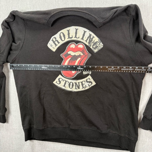The Rolling Stones Black Sweatshirt with Iconic Logo - Picture 4 of 6